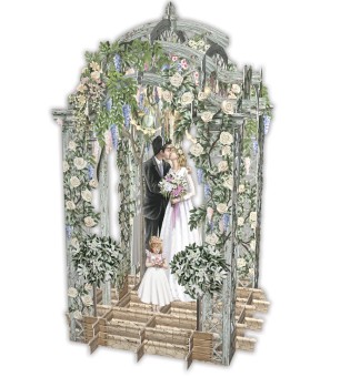 3d pop-up kaart wedding arbour | Kinderfeestwinkel | Speelgoedwinkel | Feestwinkel | Kinderwinkel | Amsterdam