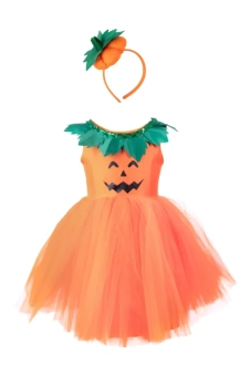 pumpkin patch princess dress (3-4 jr)