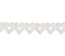 witte hartjes slinger | Kinderfeestwinkel | Speelgoedwinkel | Feestwinkel | Kinderwinkel | Amsterdam