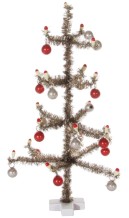 maileg tinsel christmas tree - zilver