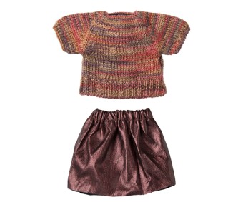 maileg skirt and knitted blouse, mum mouse | Kinderfeestwinkel | Speelgoedwinkel | Feestwinkel | Kinderwinkel | Amsterdam