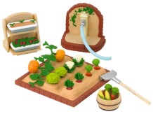 sylvanian families vegetable garden set