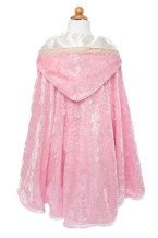 deluxe princess cape - roze (5-6 jr)