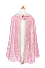 deluxe princess cape - roze (5-6 jr)