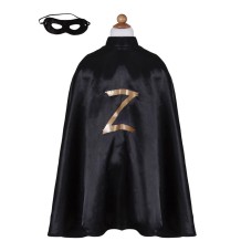 zorro cape with mask - zwart (5-6 jr) | Kinderfeestwinkel | Speelgoedwinkel | Feestwinkel | Kinderwinkel | Amsterdam