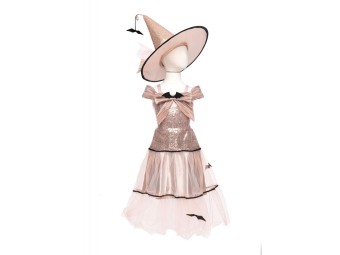 glam witch dress & hat (5-6 jr) | Kinderfeestwinkel | Speelgoedwinkel | Feestwinkel | Kinderwinkel | Amsterdam