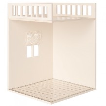 maileg bed, mouse - off white