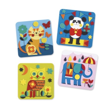 Djeco viltschilderijtjes - zachte dieren | Kinderfeestwinkel | Speelgoedwinkel | Feestwinkel | Kinderwinkel | Amsterdam