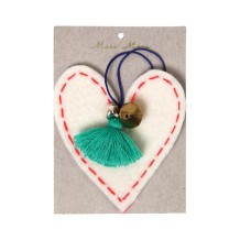 meri meri heart - embroidered felt