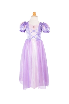 velvety soft once upon a tower dress (3-4 jr)