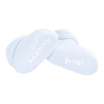 happy horse socks blue dancing feet