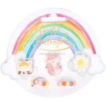 flower kitty unicorn ring set (5 st)