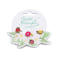 ladybug garden ring set (3 st)