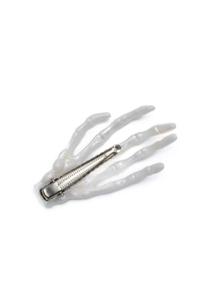 skeleton hand hairclip