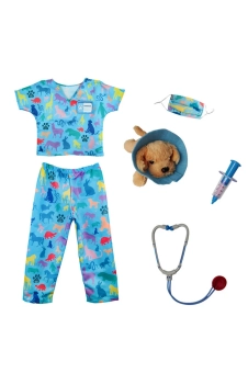 veterinarian shirt with pant & accessory set (5-6 jr) | Kinderfeestwinkel | Speelgoedwinkel | Feestwinkel | Kinderwinkel | Am