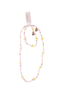 boutique daisy delight necklace & bracelet set (2 pcs)