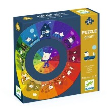 djeco grote puzzel - kleuren