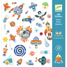 djeco stickers - ruimte