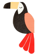 meri meri toucan napkins