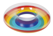 pool ring - rainbow