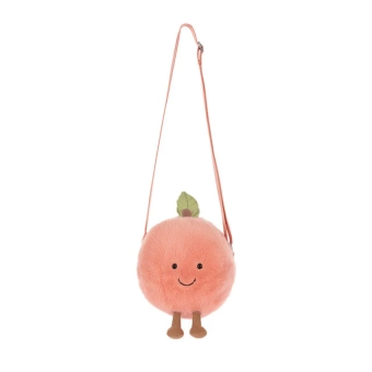 jellycat knuffel amuseable peach shoulder bag | Kinderfeestwinkel | Speelgoedwinkel | Feestwinkel | Kinderwinkel | Amsterdam