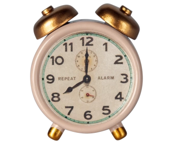 maileg alarm clock, mouse - powder | Kinderfeestwinkel | Speelgoedwinkel | Feestwinkel | Kinderwinkel | Amsterdam