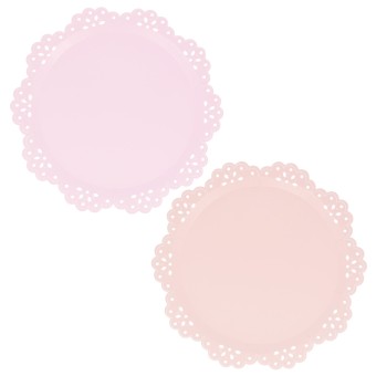 meri meri broderie anglaise lace multi dinner plates | Kinderfeestwinkel | Speelgoedwinkel | Feestwinkel | Kinderwinkel | Ams