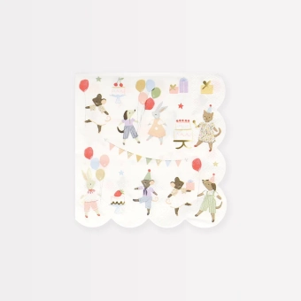 meri meri animal friends napkins, small | Kinderfeestwinkel | Speelgoedwinkel | Feestwinkel | Kinderwinkel | Amsterdam