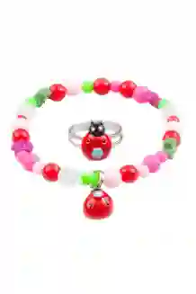 my fair ladybug bracelet & ring set