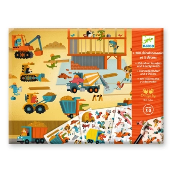 djeco transfers - race | Kinderfeestwinkel | Speelgoedwinkel | Feestwinkel | Kinderwinkel | Amsterdam