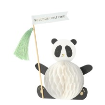 meri meri baby panda stand-up card