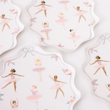 meri meri ballerina plates