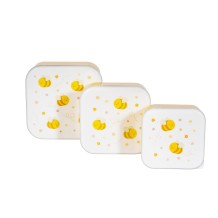 broodtrommel set van 3 - bee happy