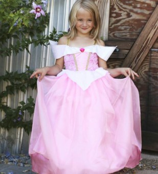 fairytale sleeping cutie dress, pink (7-8 yrs)