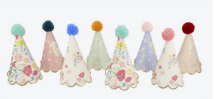 meri meri english garden hats (8 st)