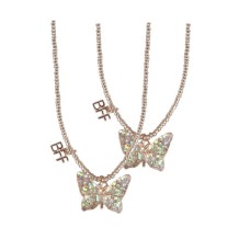 bff butterfly share & tear necklace - roze | Kinderfeestwinkel | Speelgoedwinkel | Feestwinkel | Kinderwinkel | Amsterdam