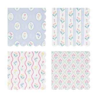 meri meri bloomsbury floral napkins, large | Kinderfeestwinkel | Speelgoedwinkel | Feestwinkel | Kinderwinkel | Amsterdam