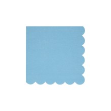 meri meri cornflower blue napkins, small