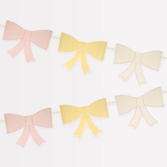 meri meri 3D paper bow garland | Kinderfeestwinkel | Speelgoedwinkel | Feestwinkel | Kinderwinkel | Amsterdam
