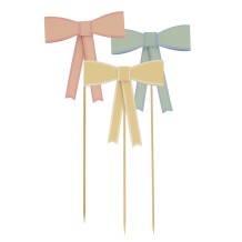 meri meri pastel bow cake toppers | Kinderfeestwinkel | Speelgoedwinkel | Feestwinkel | Kinderwinkel | Amsterdam