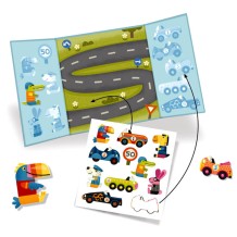 djeco stickers - auto's