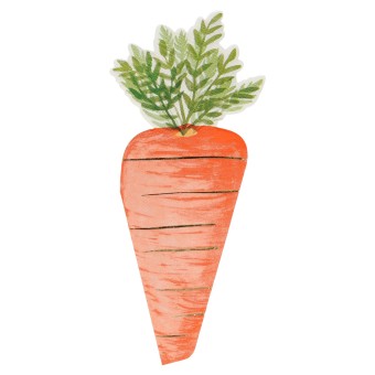 meri meri foiled carrot napkins | Kinderfeestwinkel | Speelgoedwinkel | Feestwinkel | Kinderwinkel | Amsterdam