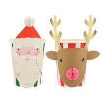 meri meri christmas honeycomb cups