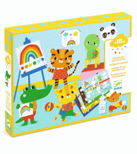 djeco collages voor de kleintjes - de dag | Kinderfeestwinkel | Speelgoedwinkel | Feestwinkel | Kinderwinkel | Amsterdam