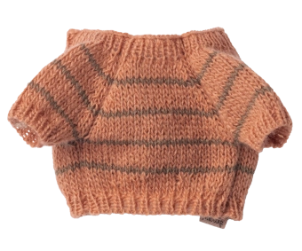 maileg puppy supply, small, knitted sweater - coral | Kinderfeestwinkel | Speelgoedwinkel | Feestwinkel | Kinderwinkel | Amst
