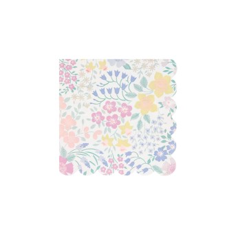 meri meri cottage garden napkins, small