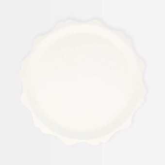 meri meri cream decorative edge compostable side plates | Kinderfeestwinkel | Speelgoedwinkel | Feestwinkel | Kinderwinkel | 