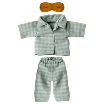 maileg pyjamas, dad mouse - mint sand | Kinderfeestwinkel | Speelgoedwinkel | Feestwinkel | Kinderwinkel | Amsterdam