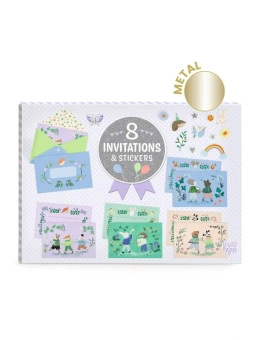 djeco uitnodigingen - fanfare van dieren | Kinderfeestwinkel | Speelgoedwinkel | Feestwinkel | Kinderwinkel | Amsterdam