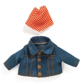 djeco poppenkleertjes - outfit denim | Kinderfeestwinkel | Speelgoedwinkel | Feestwinkel | Kinderwinkel | Amsterdam
